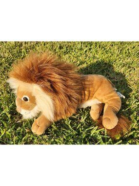Disney Parks Lion Plush 15" Worldwide Conservation Fund Stuffed Animal Toy
